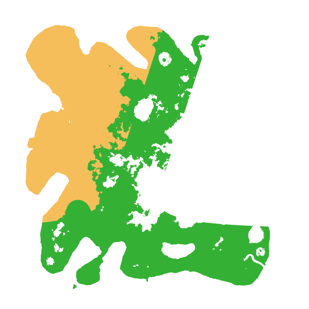 Biome Rust Map: Procedural Map, Size: 3500, Seed: 90210