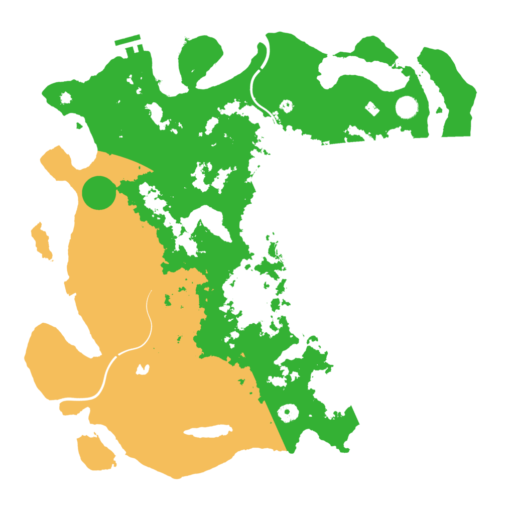 Biome Rust Map: Procedural Map, Size: 4000, Seed: 150777617