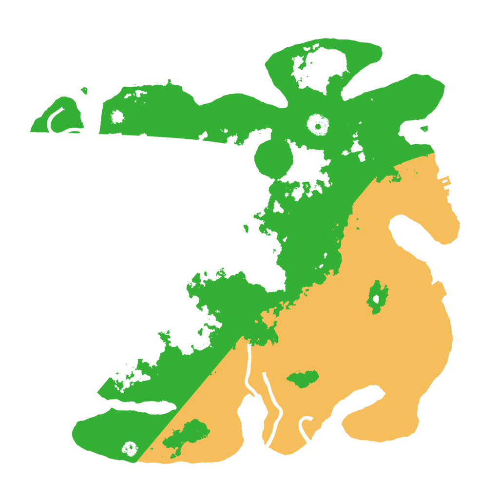 Biome Rust Map: Procedural Map, Size: 3500, Seed: 1068103955