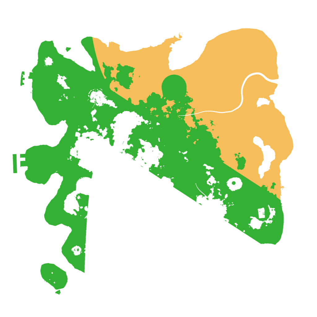 Biome Rust Map: Procedural Map, Size: 3369, Seed: 2200