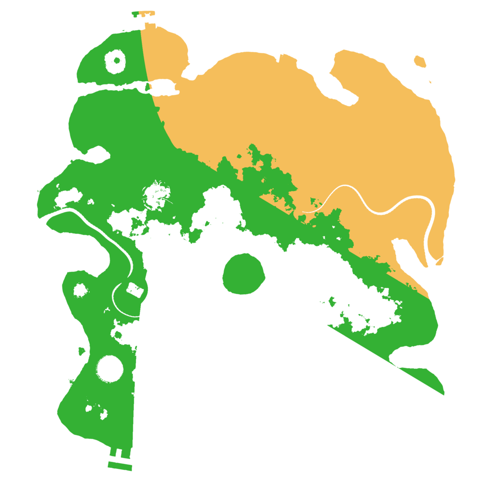 Biome Rust Map: Procedural Map, Size: 3300, Seed: 1036028545