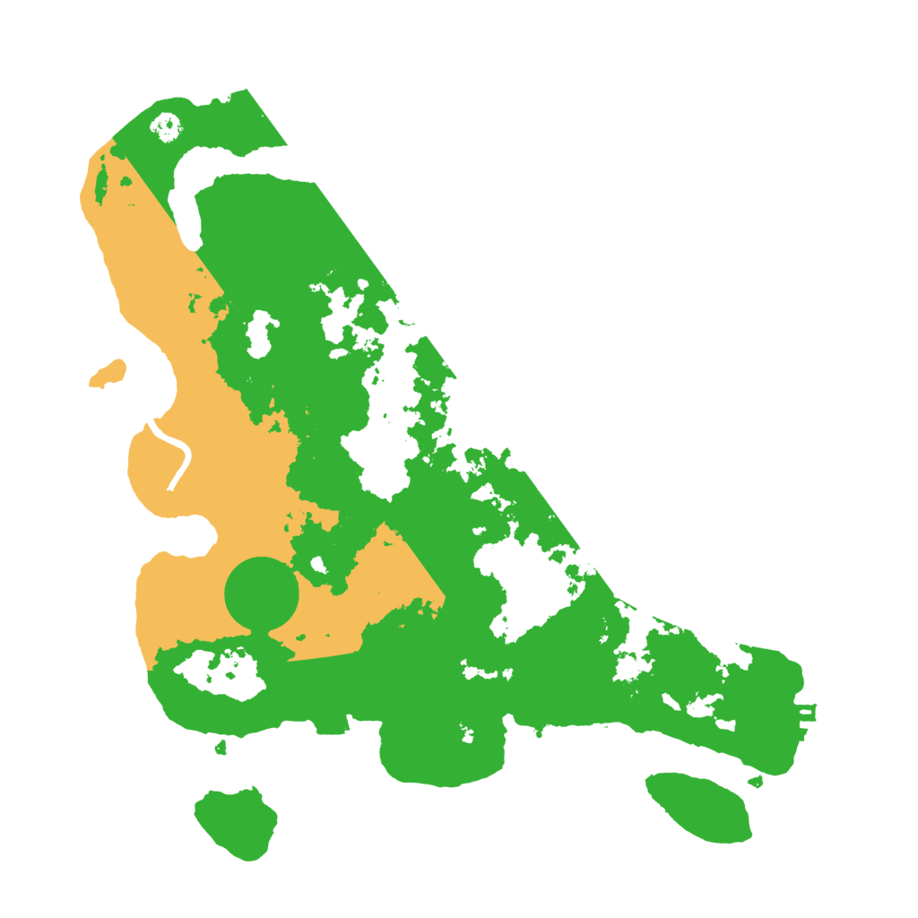 Biome Rust Map: Procedural Map, Size: 3250, Seed: 150251