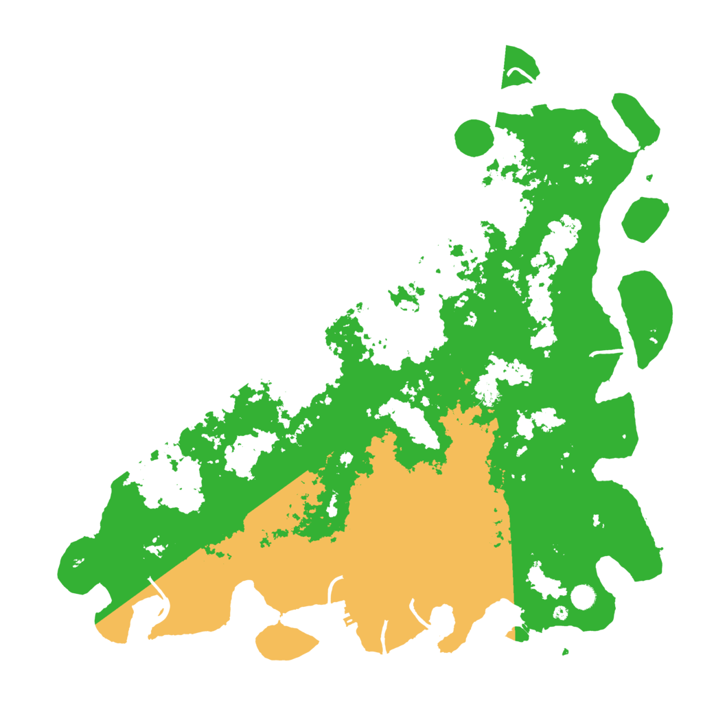 Biome Rust Map: Procedural Map, Size: 5000, Seed: 224245