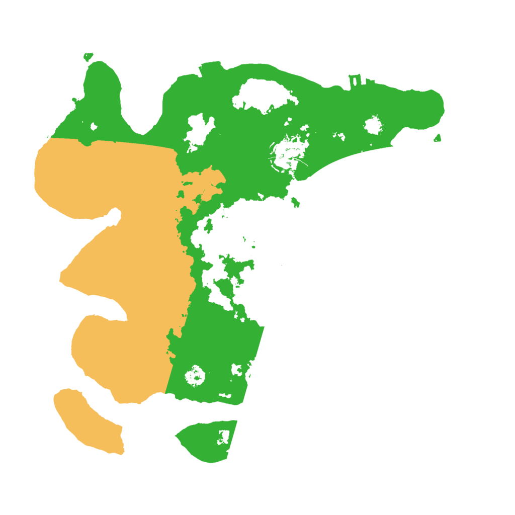 Biome Rust Map: Procedural Map, Size: 2700, Seed: 6661666