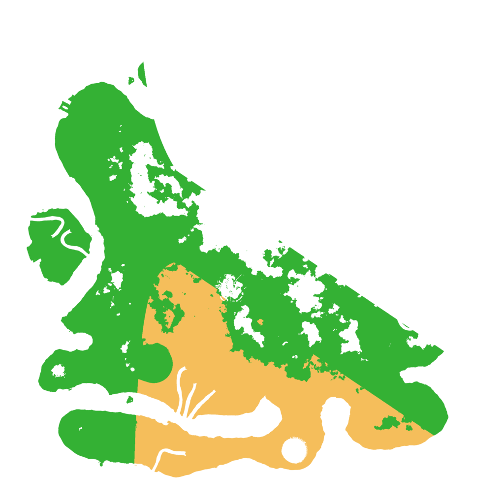 Biome Rust Map: Procedural Map, Size: 3500, Seed: 1861272107