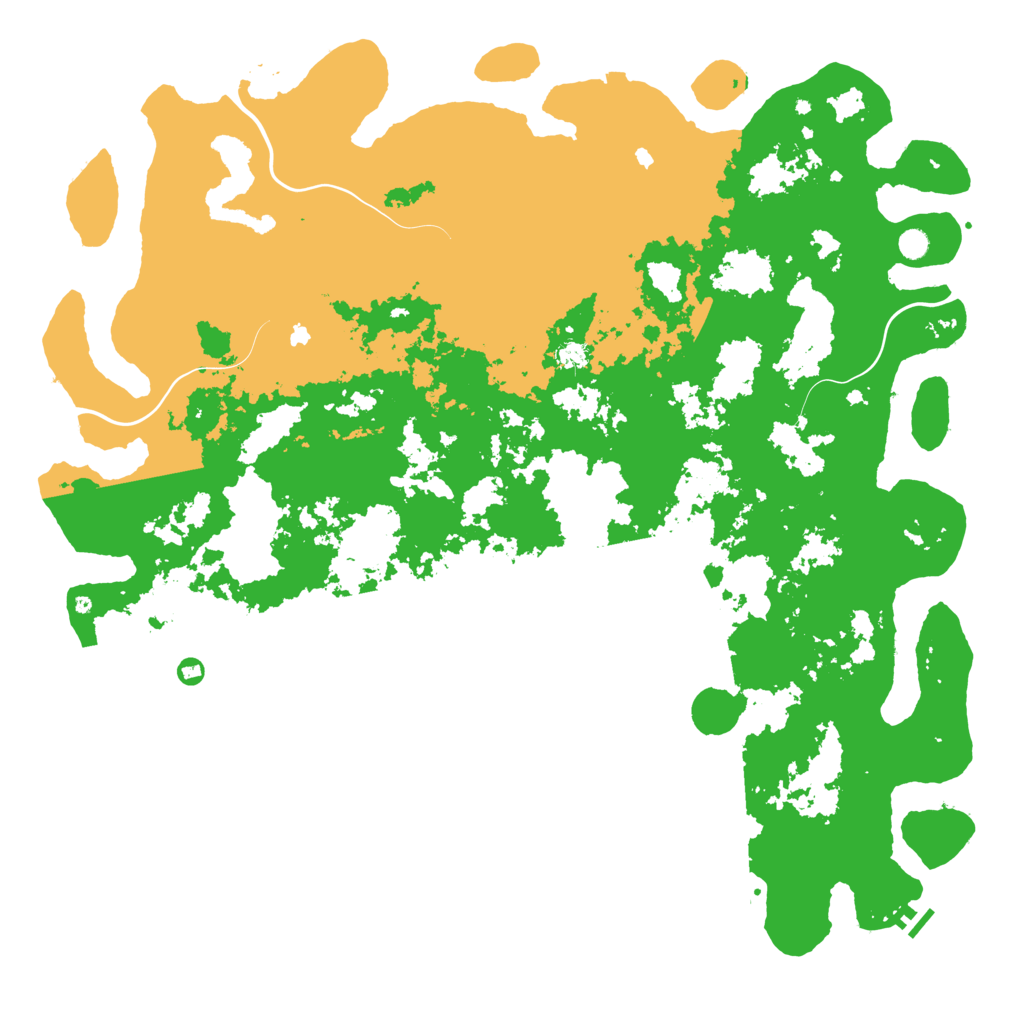 Biome Rust Map: Procedural Map, Size: 6000, Seed: 515