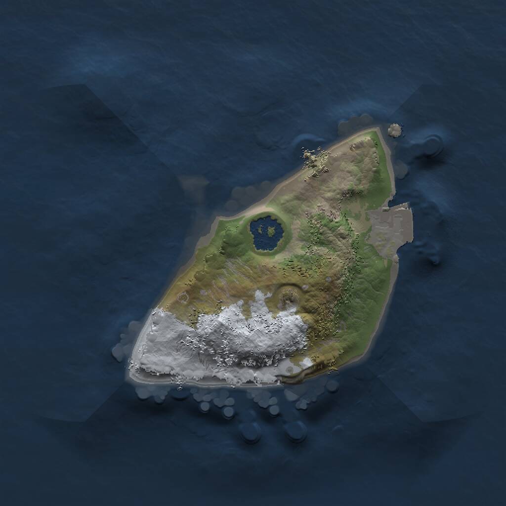 Rust Map: Procedural Map, Size: 1500, Seed: 1300079708, 1 Monuments