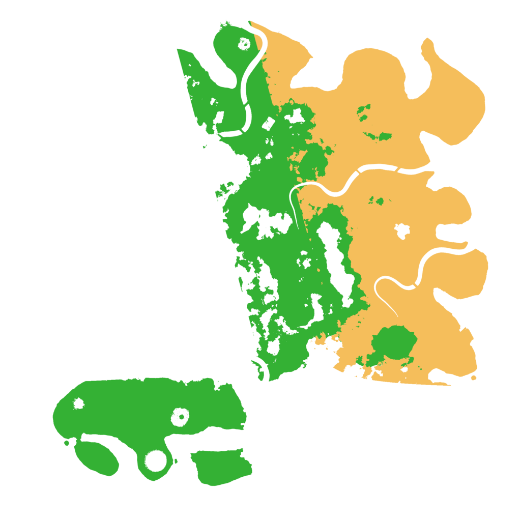 Biome Rust Map: Procedural Map, Size: 4250, Seed: 57429715