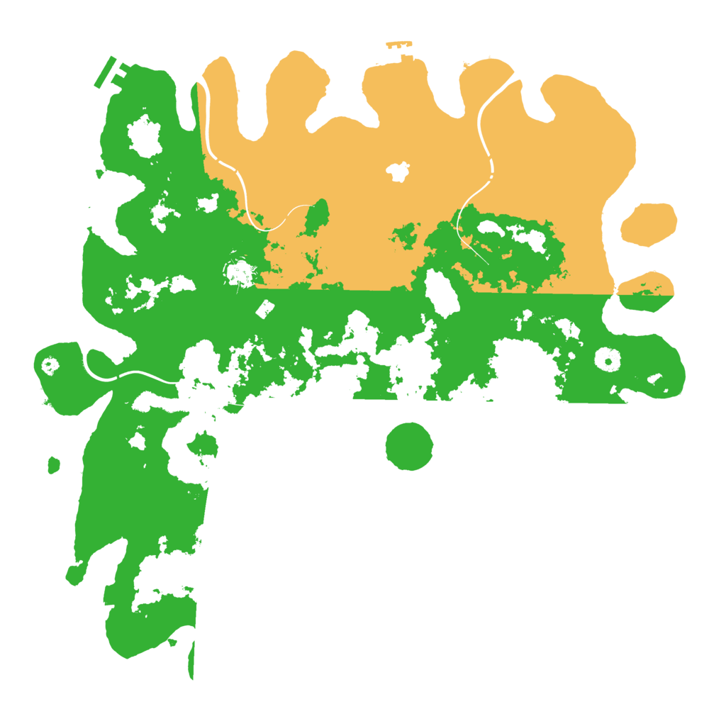 Biome Rust Map: Procedural Map, Size: 4250, Seed: 1866129710