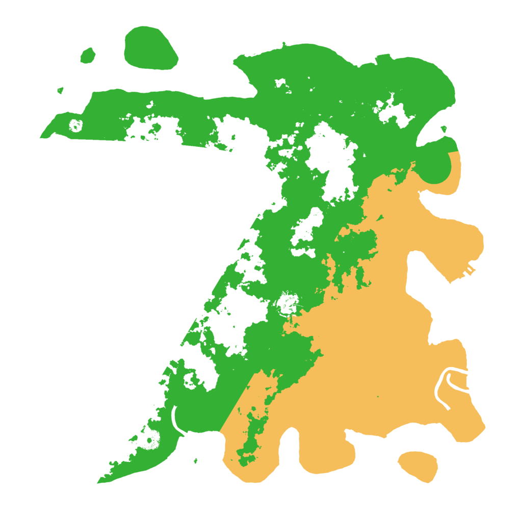 Biome Rust Map: Procedural Map, Size: 4000, Seed: 52149