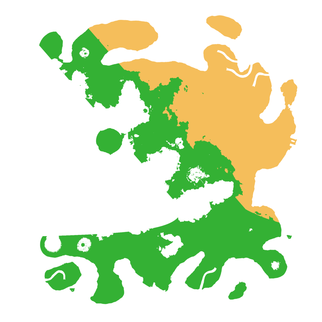 Biome Rust Map: Procedural Map, Size: 3500, Seed: 1460935848