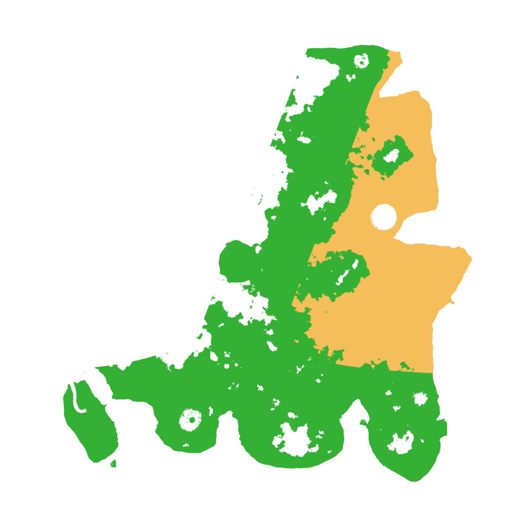 Biome Rust Map: Procedural Map, Size: 3501, Seed: 880102892