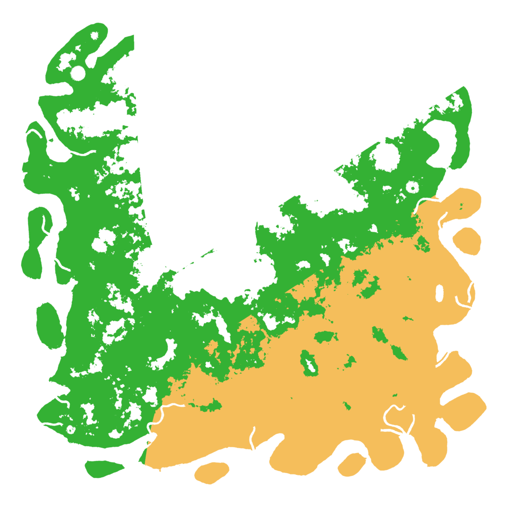 Biome Rust Map: Procedural Map, Size: 6000, Seed: 4374784