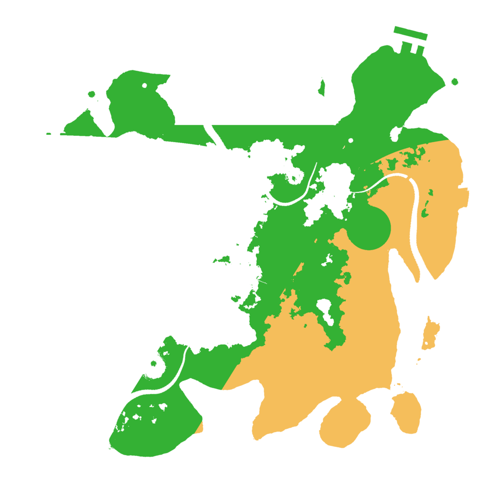 Biome Rust Map: Procedural Map, Size: 3000, Seed: 365069067