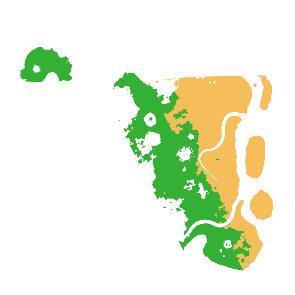 Biome Rust Map: Procedural Map, Size: 3500, Seed: 1543616684