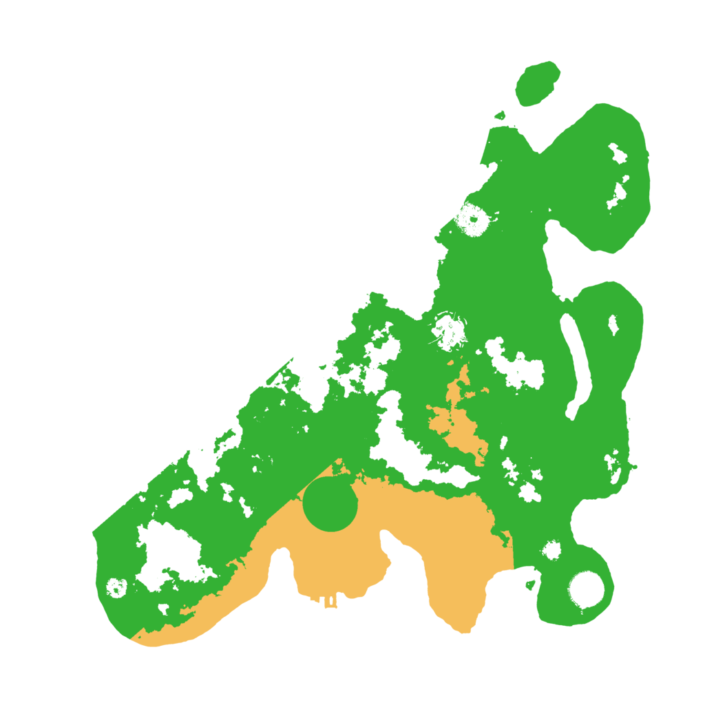 Biome Rust Map: Procedural Map, Size: 3500, Seed: 323126