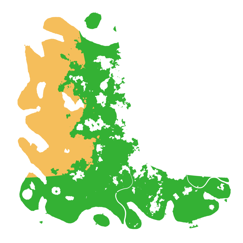 Biome Rust Map: Procedural Map, Size: 4250, Seed: 18444