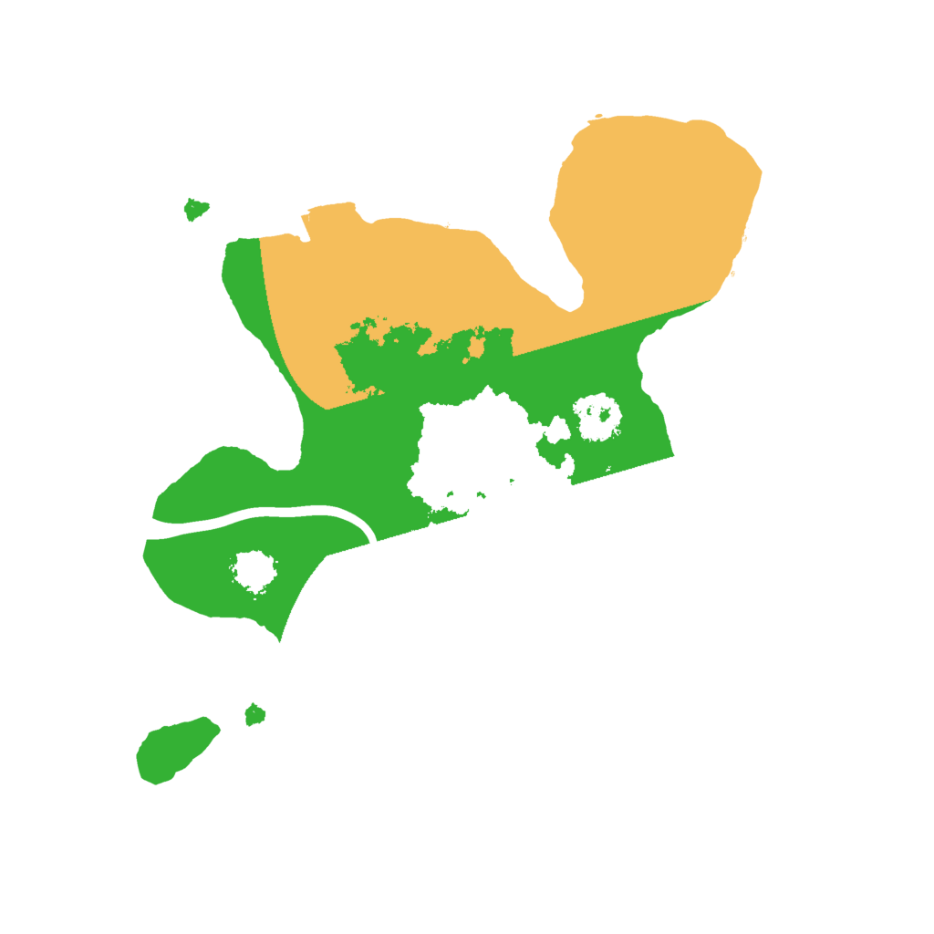 Biome Rust Map: Procedural Map, Size: 2000, Seed: 323065413