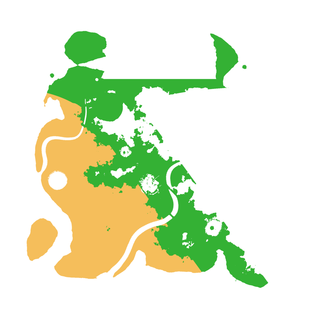 Biome Rust Map: Procedural Map, Size: 3000, Seed: 16424