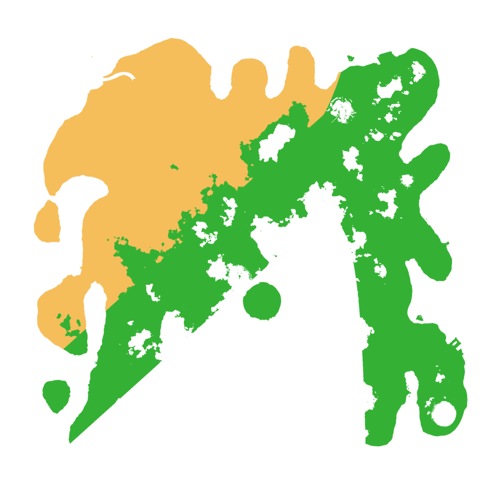 Biome Rust Map: Procedural Map, Size: 3700, Seed: 116383342