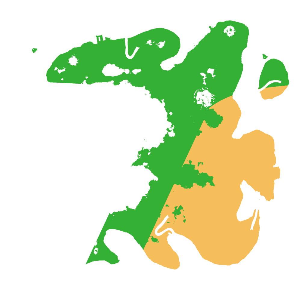 Biome Rust Map: Procedural Map, Size: 3000, Seed: 876