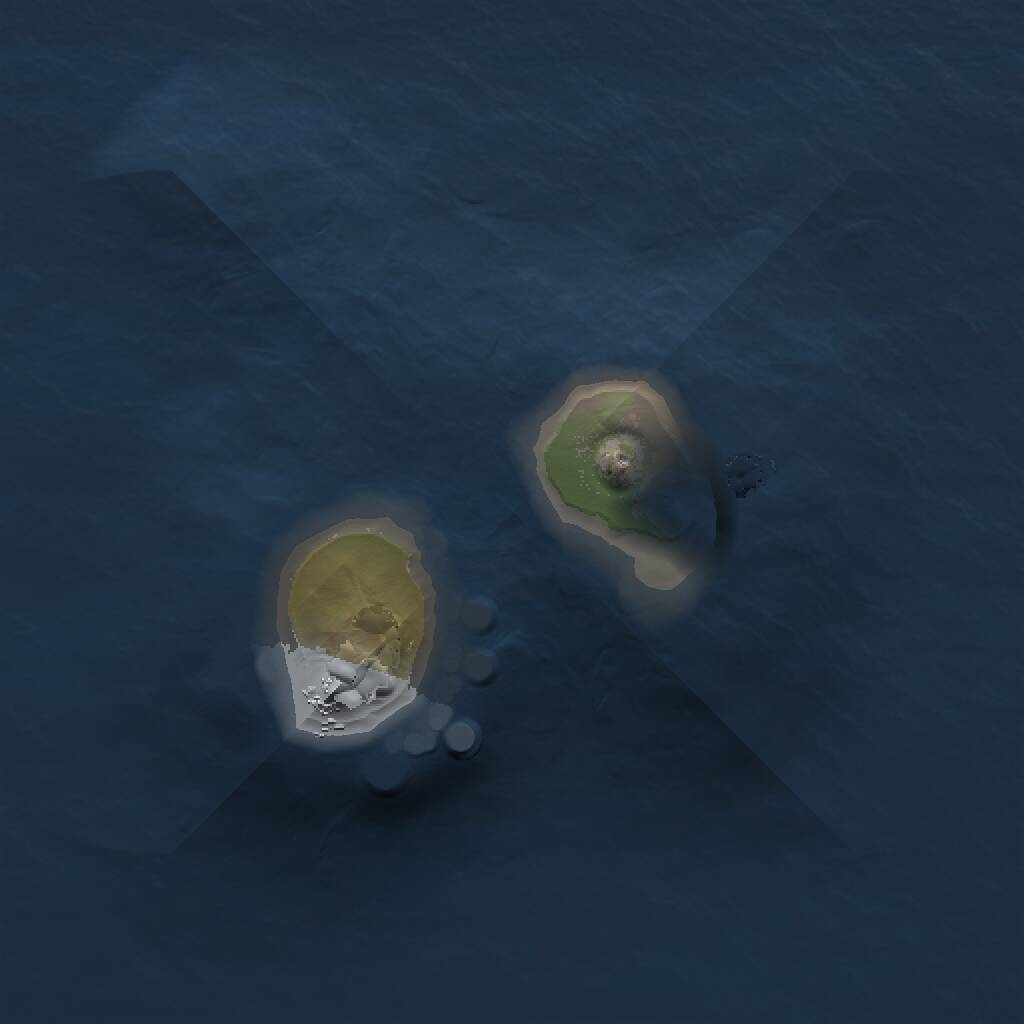 Rust Map: Procedural Map, Size: 1000, Seed: 1716507737, 1 Monuments