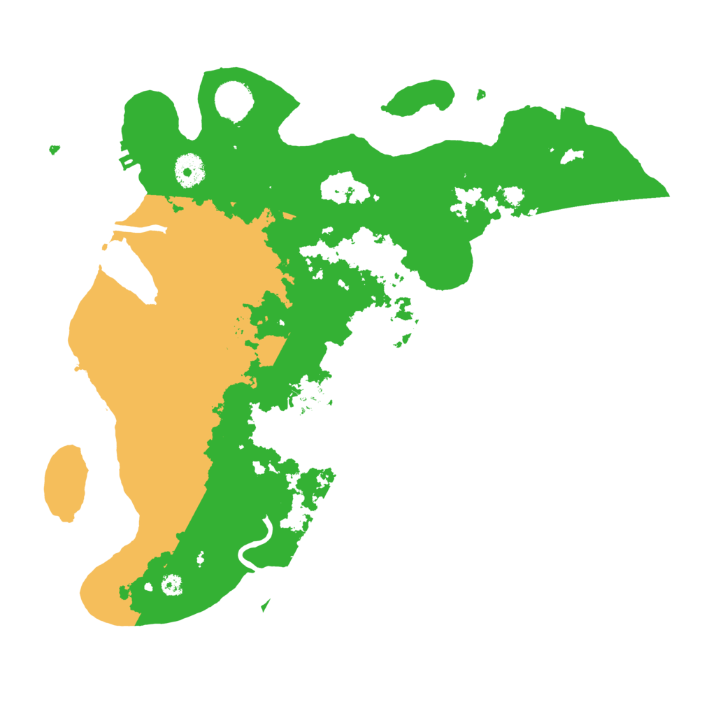 Biome Rust Map: Procedural Map, Size: 3400, Seed: 4200