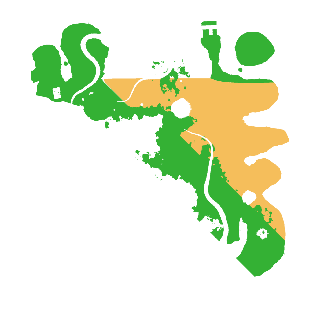 Biome Rust Map: Procedural Map, Size: 3000, Seed: 3247690