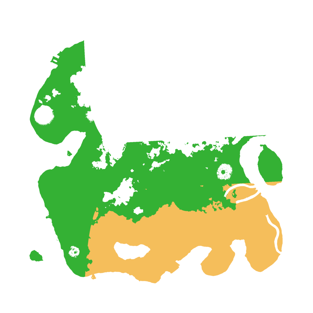 Biome Rust Map: Procedural Map, Size: 3000, Seed: 3409103