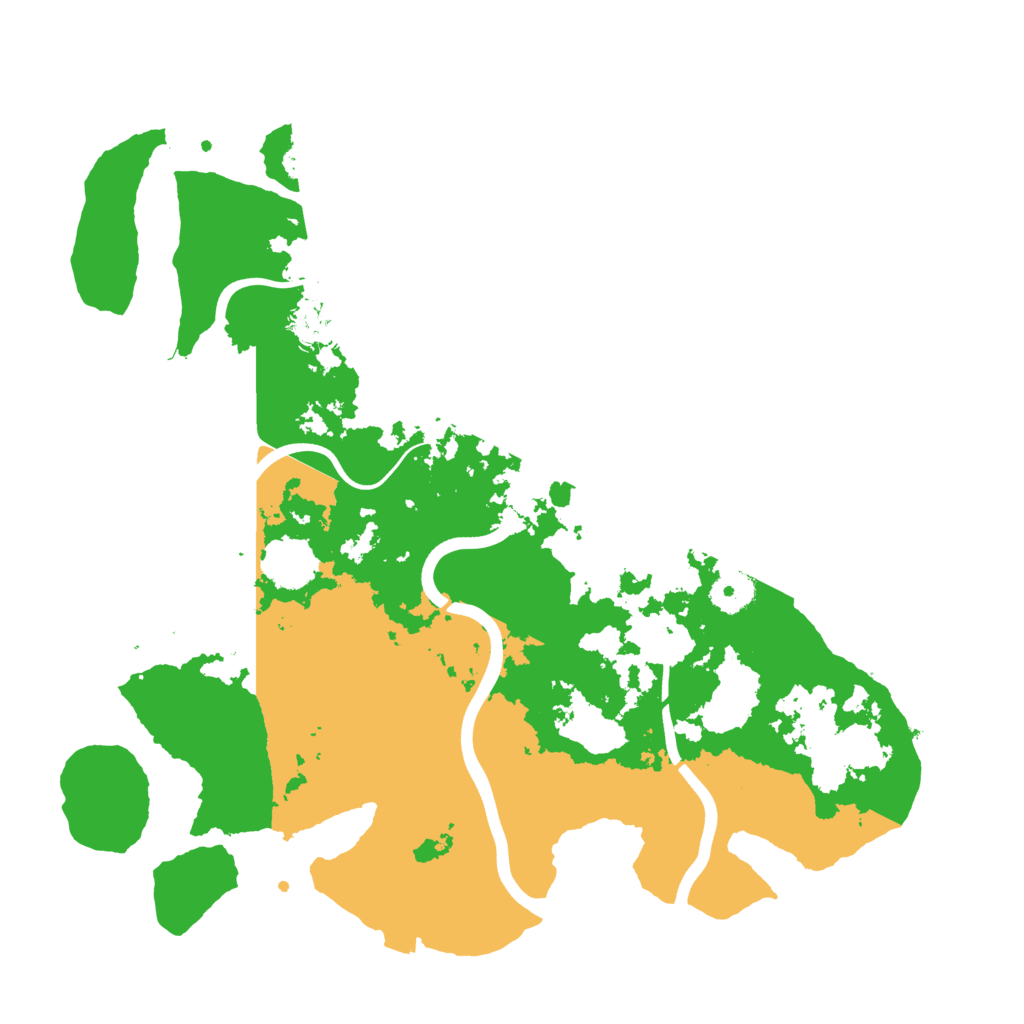 Biome Rust Map: Procedural Map, Size: 3750, Seed: 585963
