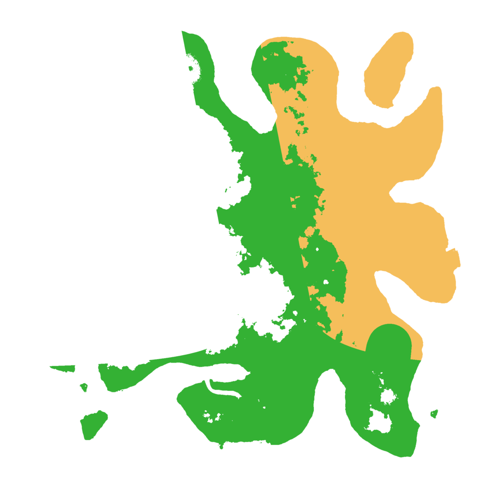 Biome Rust Map: Procedural Map, Size: 3000, Seed: 564955611