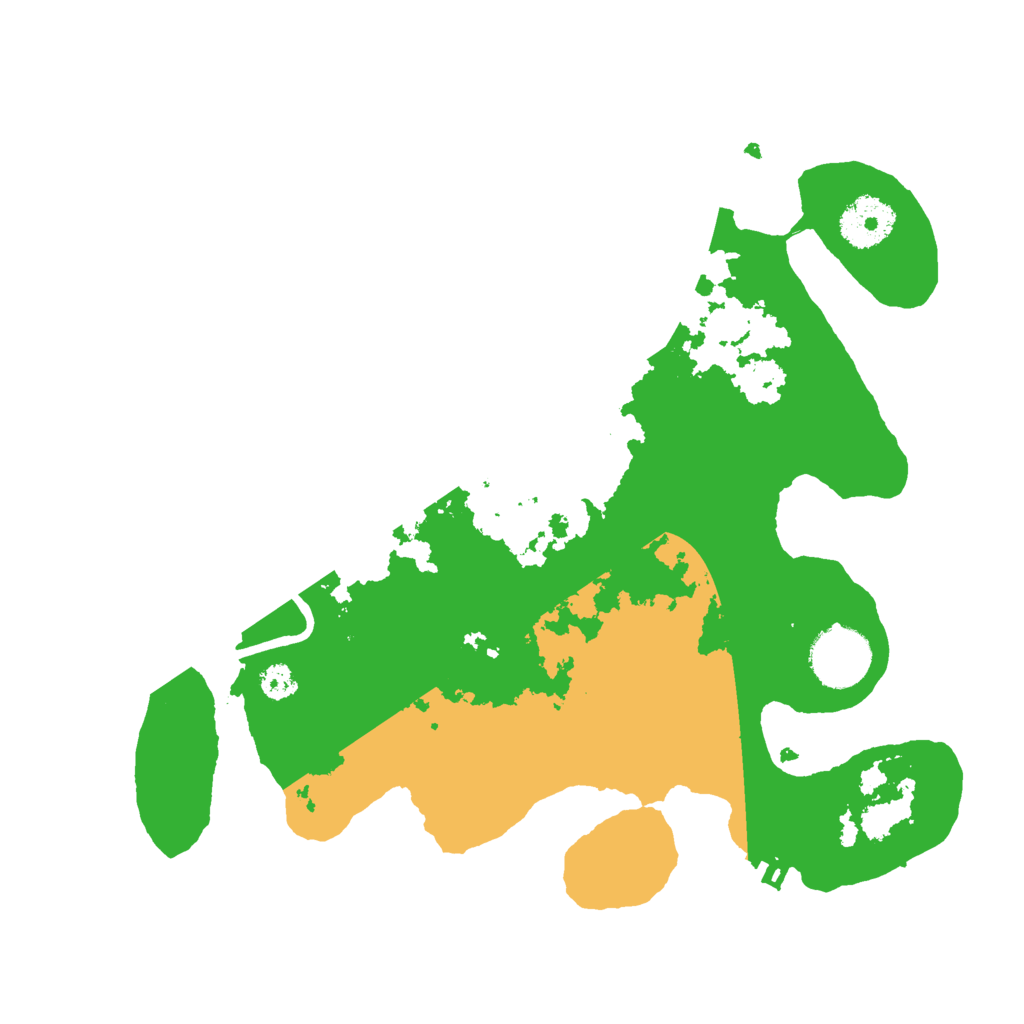 Biome Rust Map: Procedural Map, Size: 3000, Seed: 907221518