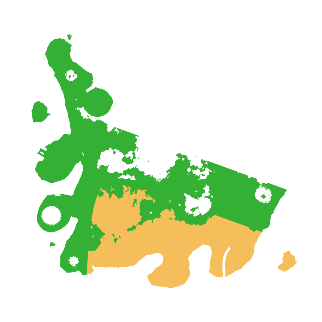 Biome Rust Map: Procedural Map, Size: 3000, Seed: 1211958900