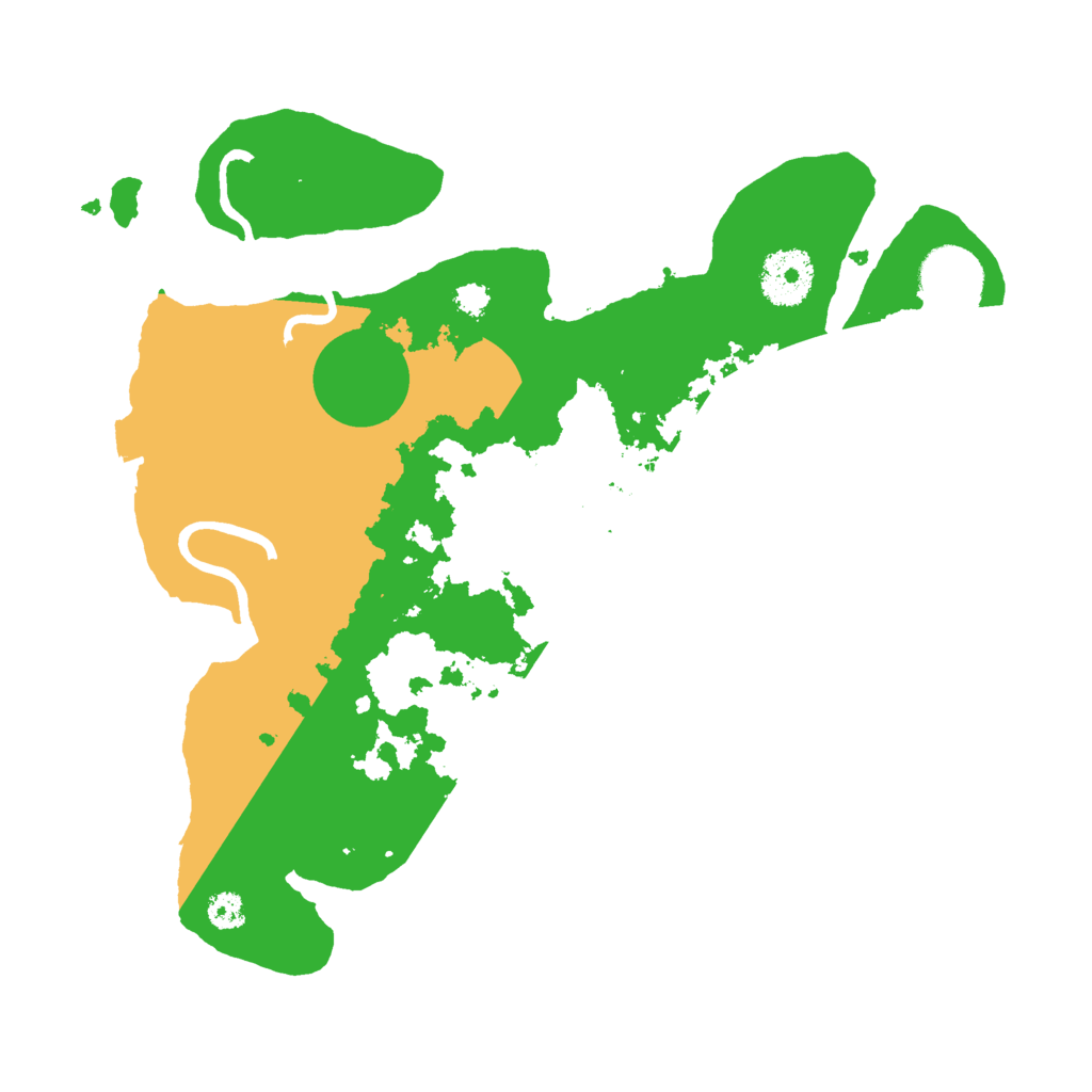 Biome Rust Map: Procedural Map, Size: 3000, Seed: 990179426
