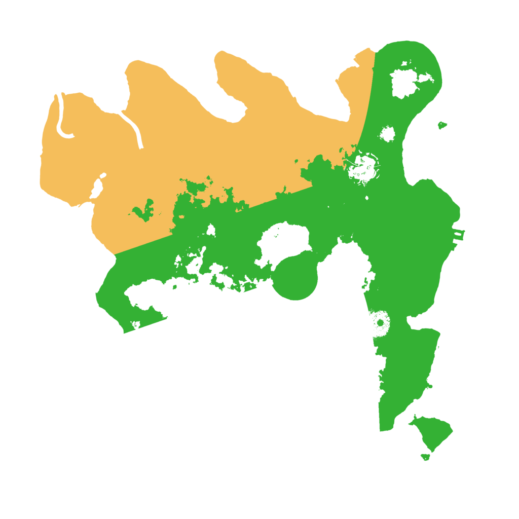 Biome Rust Map: Procedural Map, Size: 3100, Seed: 952132111