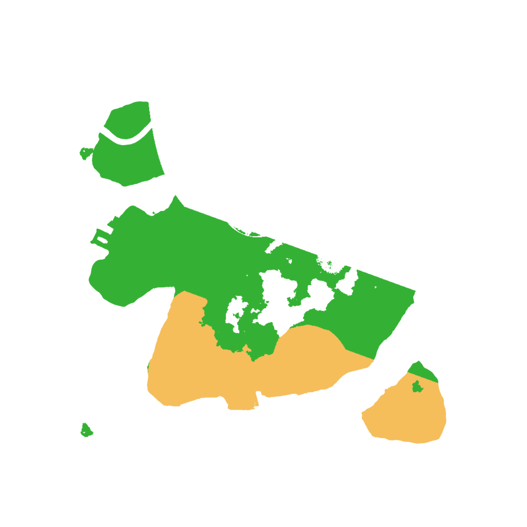 Biome Rust Map: Procedural Map, Size: 2000, Seed: 1211958900