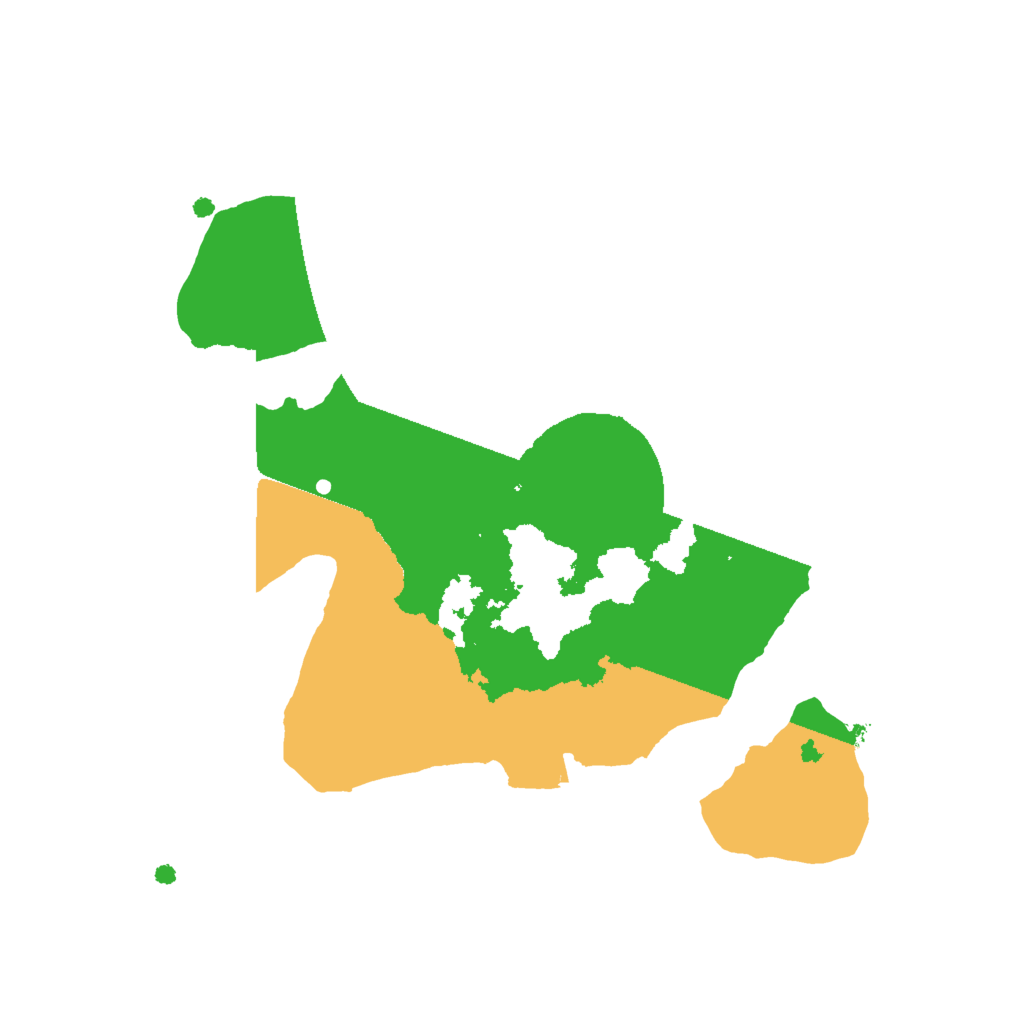 Biome Rust Map: Procedural Map, Size: 2000, Seed: 1211958900