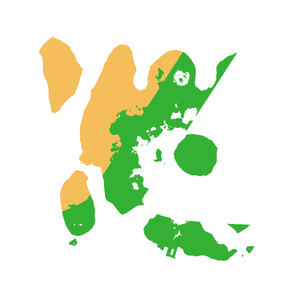 Biome Rust Map: Procedural Map, Size: 2000, Seed: 446942428