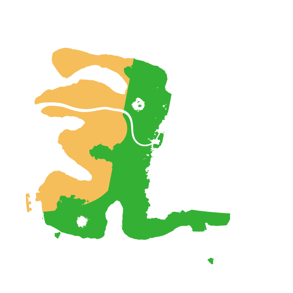 Biome Rust Map: Procedural Map, Size: 2400, Seed: 1641389258