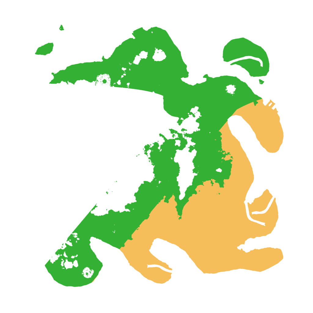 Biome Rust Map: Procedural Map, Size: 3000, Seed: 1943