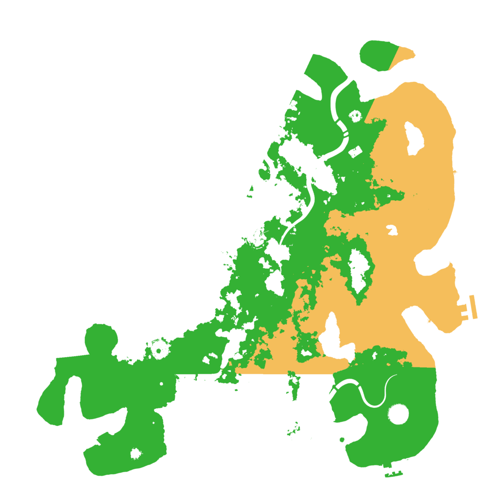 Biome Rust Map: Procedural Map, Size: 4250, Seed: 4654