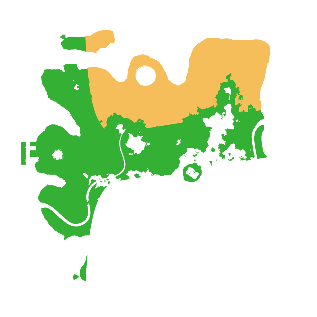 Biome Rust Map: Procedural Map, Size: 2800, Seed: 745807676