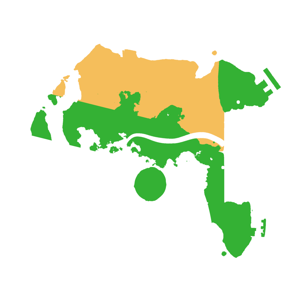 Biome Rust Map: Procedural Map, Size: 2500, Seed: 1793732051