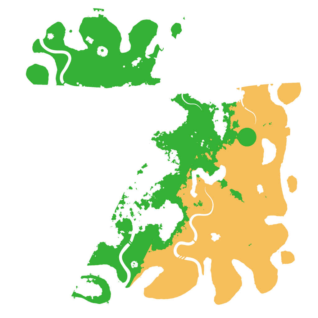 Biome Rust Map: Procedural Map, Size: 4500, Seed: 13378