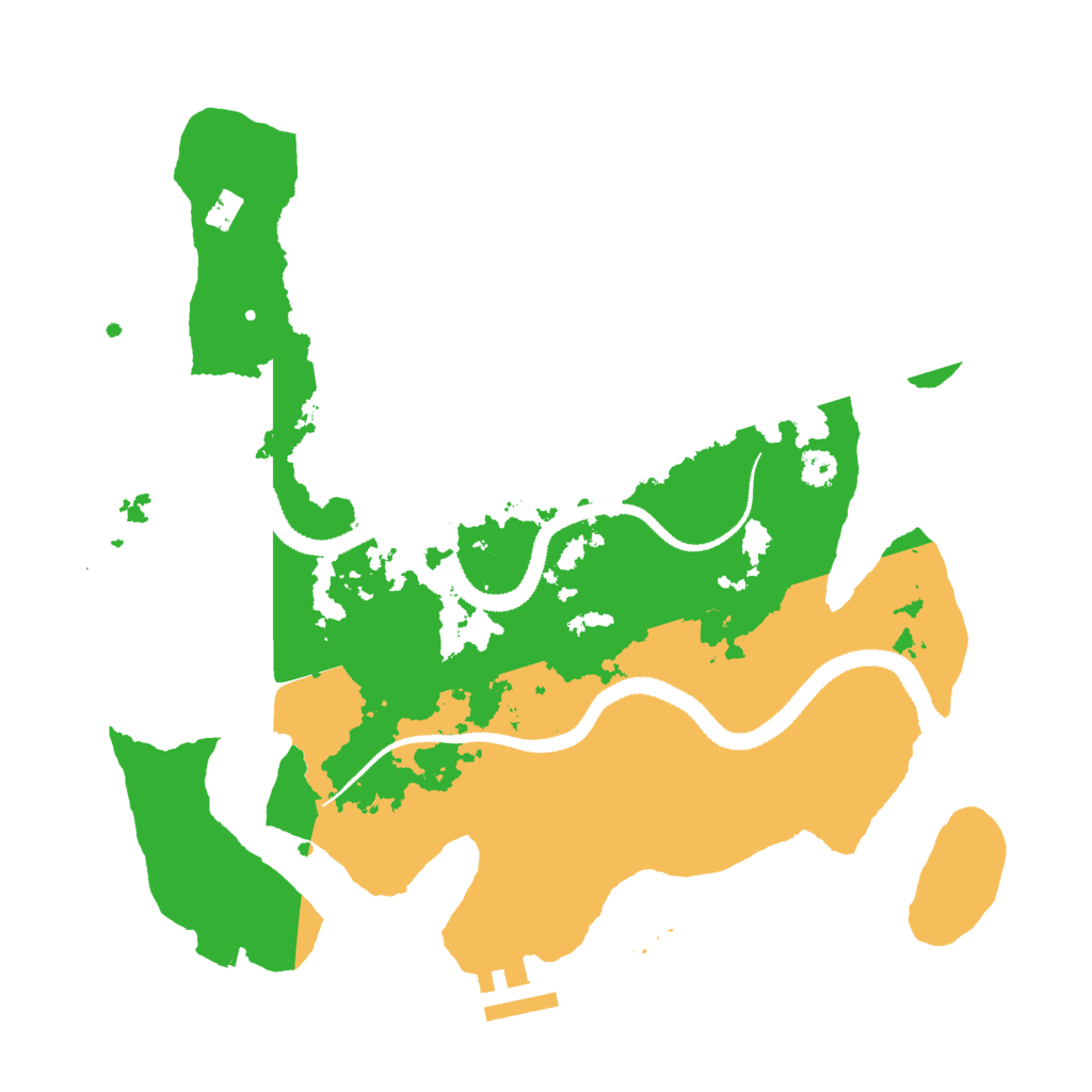 Biome Rust Map: Procedural Map, Size: 3000, Seed: 1962014021