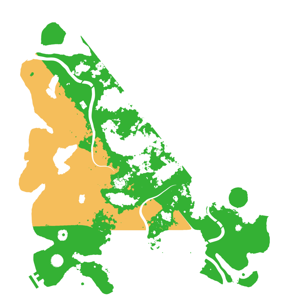 Biome Rust Map: Procedural Map, Size: 4300, Seed: 635287694