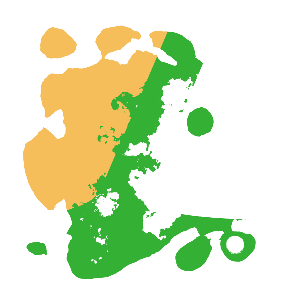 Biome Rust Map: Barren, Size: 3000, Seed: 1354770133