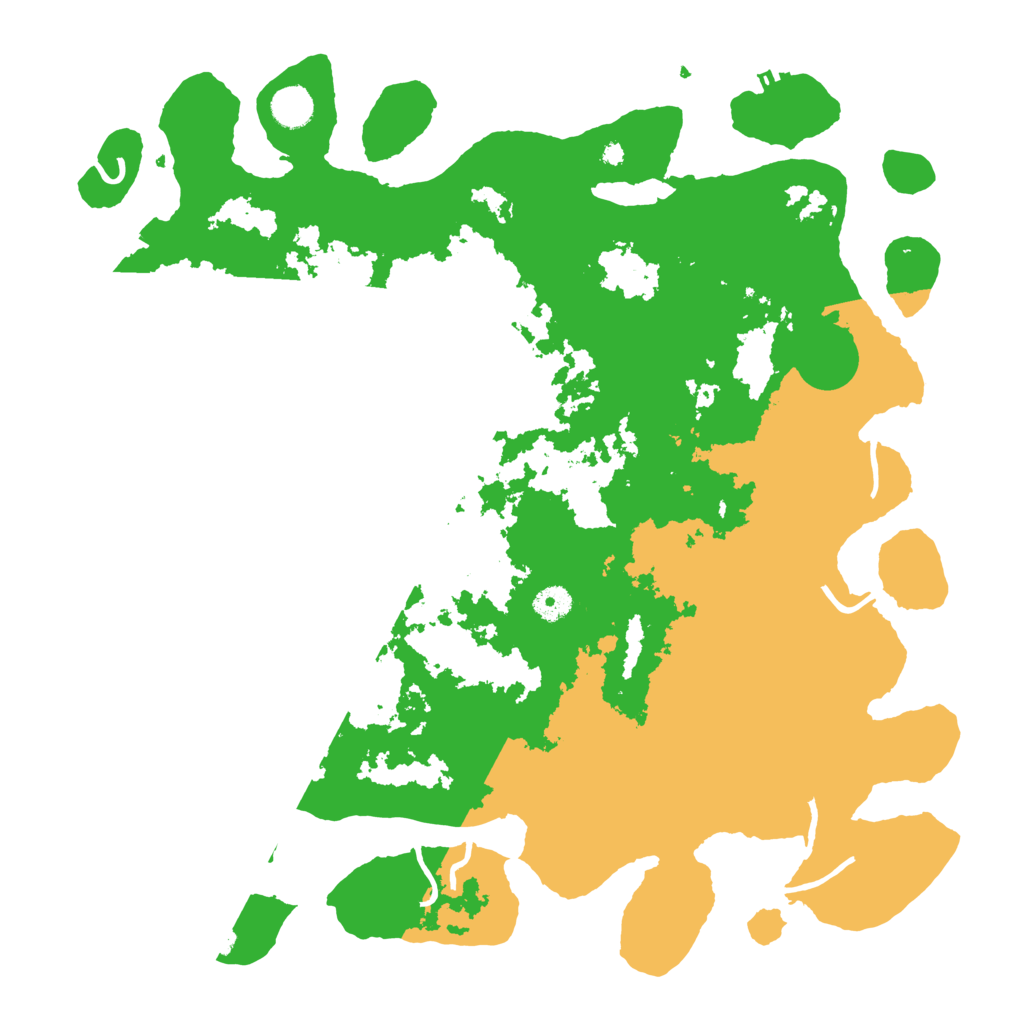 Biome Rust Map: Procedural Map, Size: 4300, Seed: 4554