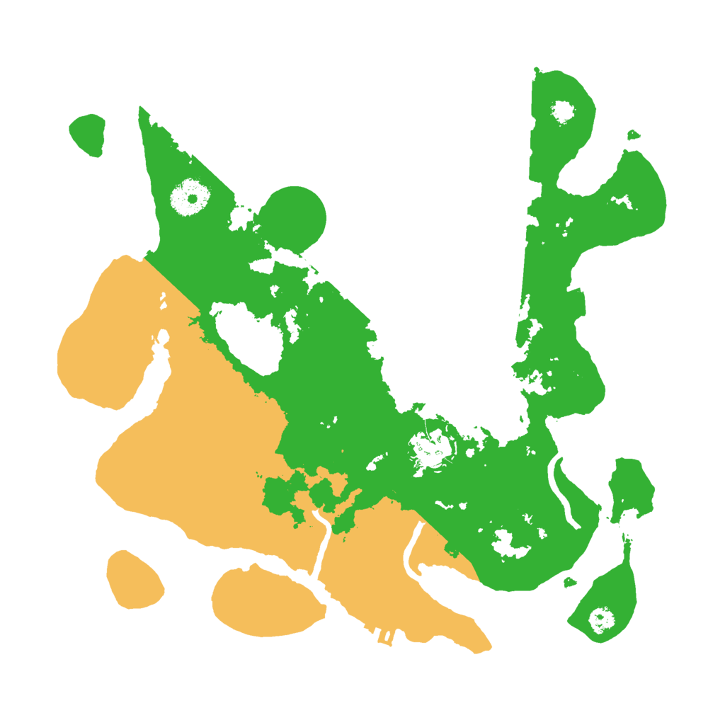 Biome Rust Map: Procedural Map, Size: 3000, Seed: 973530628