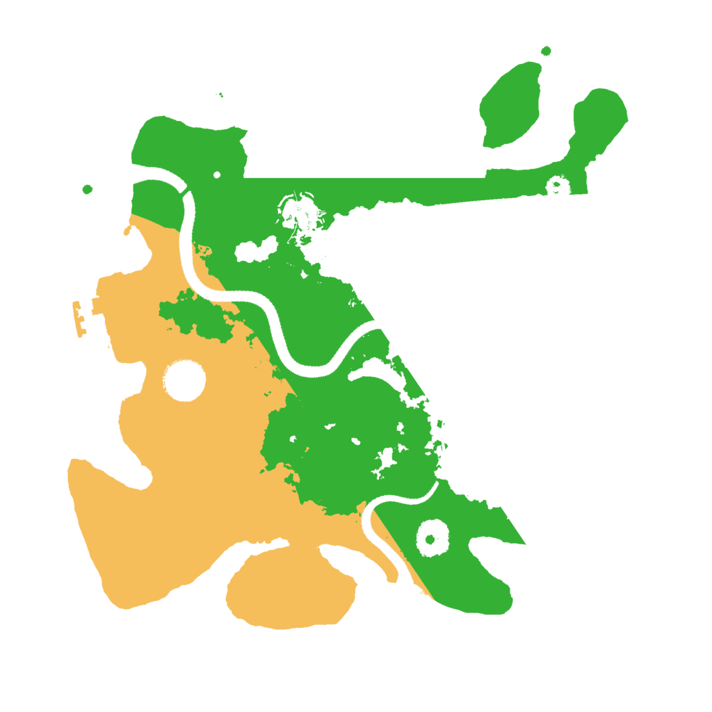 Biome Rust Map: Procedural Map, Size: 3000, Seed: 14457